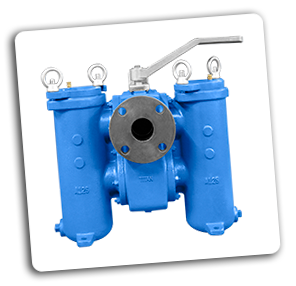 A Titan FCI Duplex Strainer