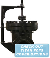 Davit Assembly on a Titan Fabricated Basket Strainer