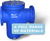 A Full Range of Materials are available, including FRP Basket Strainers