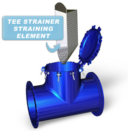Tee Strainers have unique Straining Elements