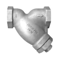 TITAN-CFI Y WYE STRAINER YS80T ASTM A351 HTM117 800 1" NPT 316 STAINLESS S/S NEW 